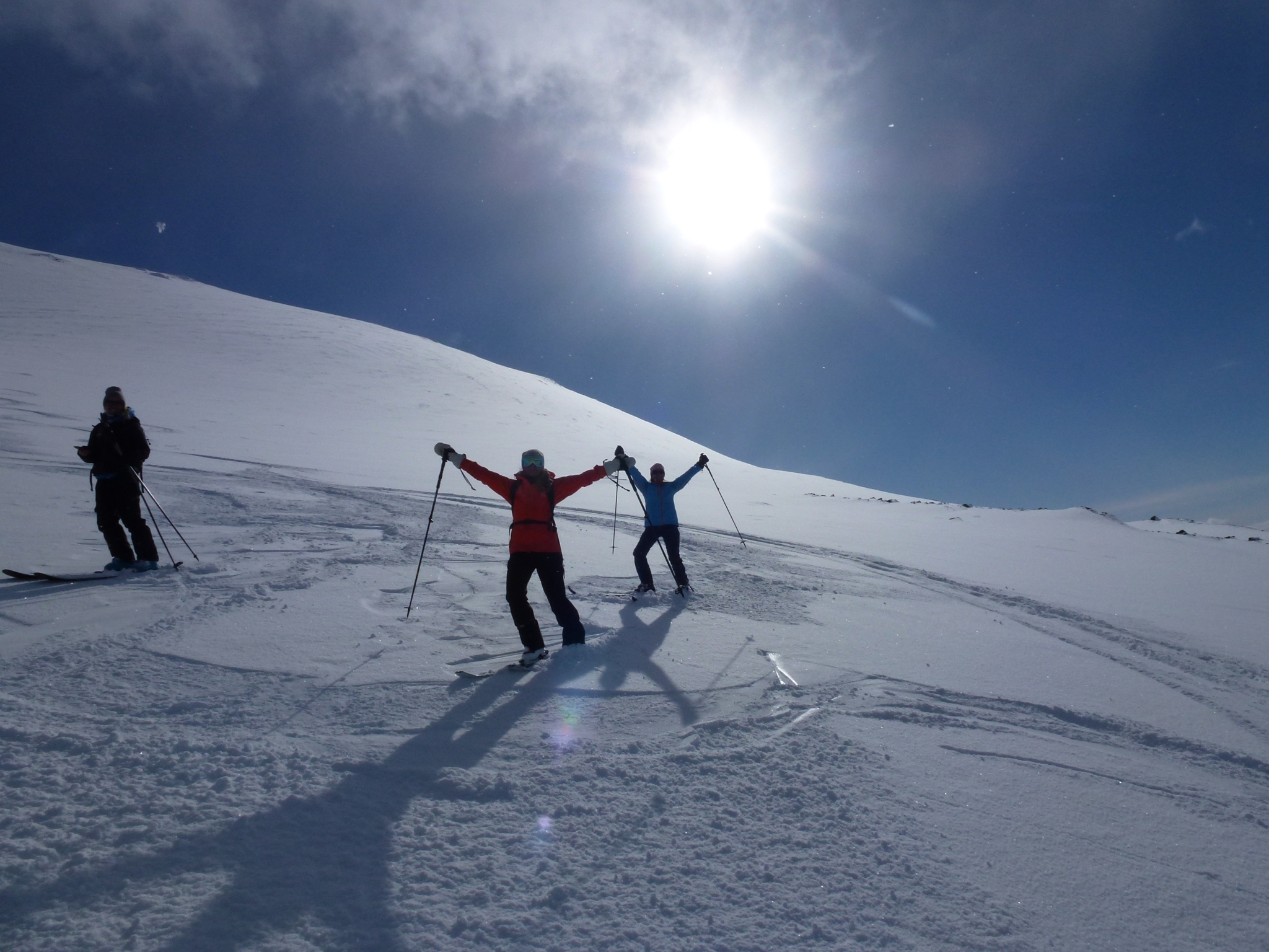 På vei ned fra Nautgardstinden